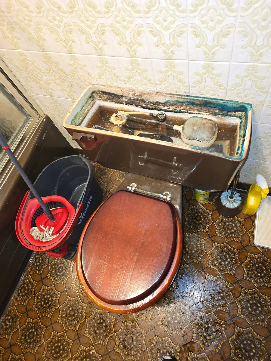 Old toilet replacement