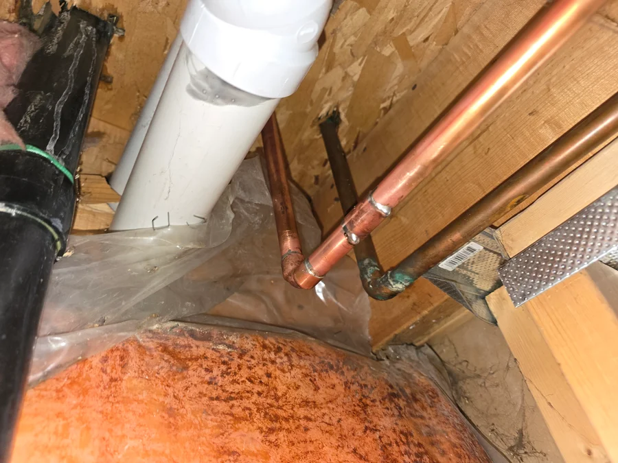 Water supply line repair